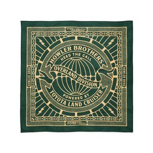 Howler Brothers x Land Cruiser Bandana in Rustic Green